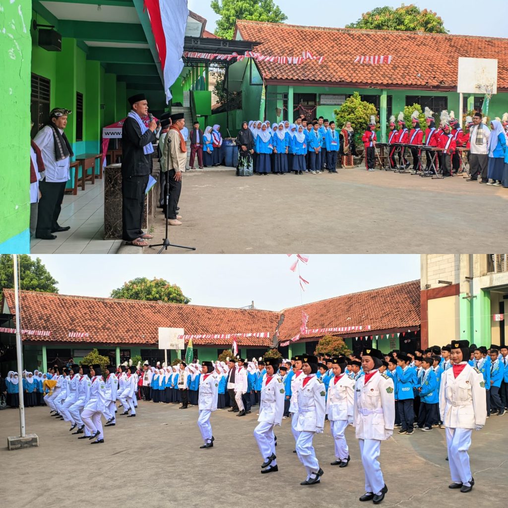 Sambut HUT RI ke-79, MTsN 2 Kota Bekasi Adakan Upacara Bendera